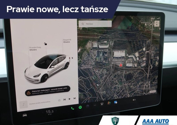 Tesla Model 3 cena 150000 przebieg: 18868, rok produkcji 2022 z Sława małe 137